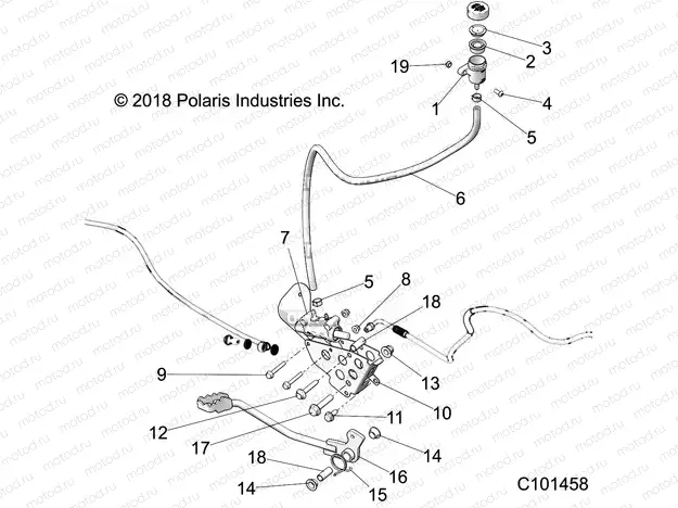 BRAKES | BRAKES, BRAKE PEDAL and MASTER CYLINDER - A20SLZ95AE (C101458)