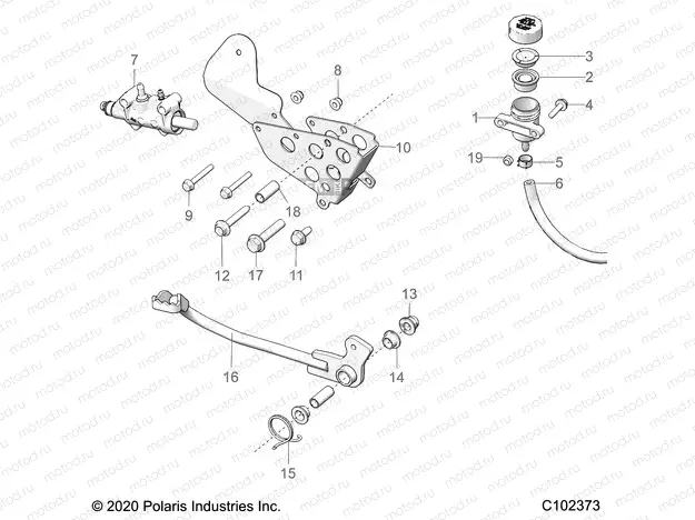 BRAKES | BRAKES, BRAKE PEDAL and MASTER CYLINDER - A20SVA85A3 (C102373)