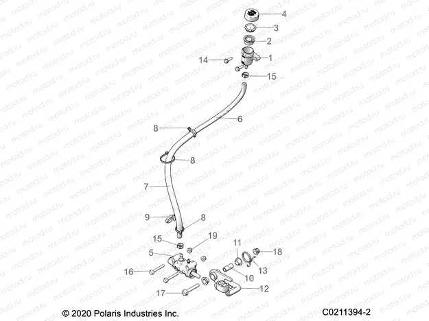 BRAKES | BRAKES, BRAKE PEDAL and MASTER CYLINDER - A23SHE57AL/AS (C0211394-2)
