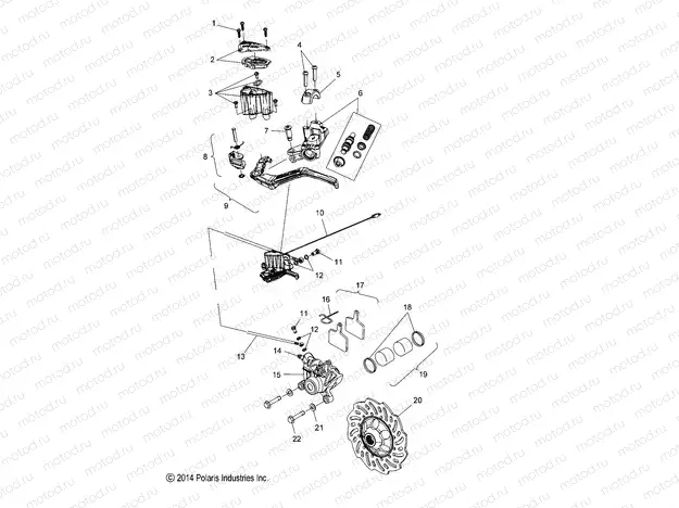BRAKES | BRAKES, BRAKE SYSTEM - S20DCH6PS ALL OPTIONS (49SNOWBRAKE15PROS)