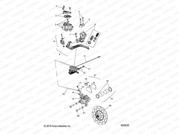 BRAKES | BRAKES, BRAKE SYSTEM - S21DDL6PS ALL OPTIONS (600235)