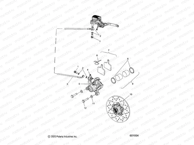 BRAKES | BRAKES, BRAKE SYSTEM - S22TKL8RS/8RE ALL OPTIONS (601934)