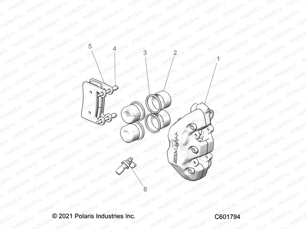 BRAKES | BRAKES, CALIPER ASM. - S23TLT9FEL (C601794)