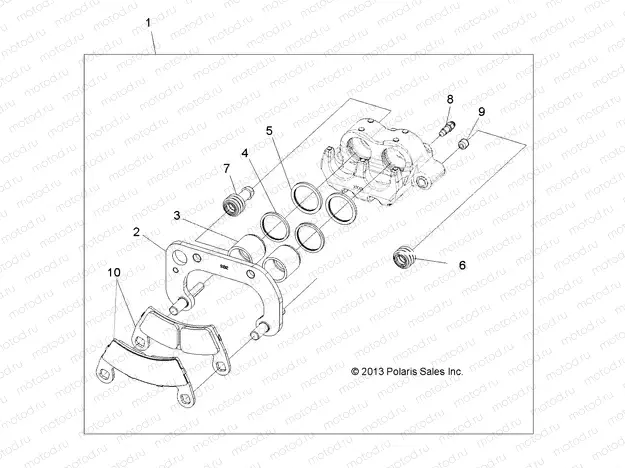 BRAKES | BRAKES, CALIPER, FRONT - A15DAH32EJ (49ATVCALIPER14SP325)
