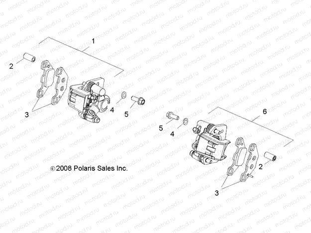 BRAKES | BRAKES, CALIPER, FRONT - R11VA17AA (49RGRCALIPER09RZR170)