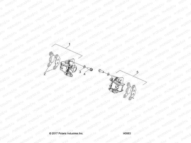 BRAKES | BRAKES, CALIPER, FRONT - Z21YAV17B2/B4/N2/N4 (A00063)