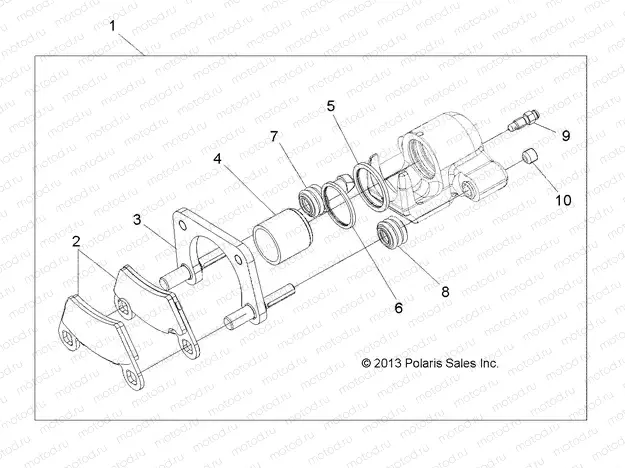 BRAKES | BRAKES, CALIPER, REAR - A15DAH32EJ (49ATVCALIPERRR14SP325)