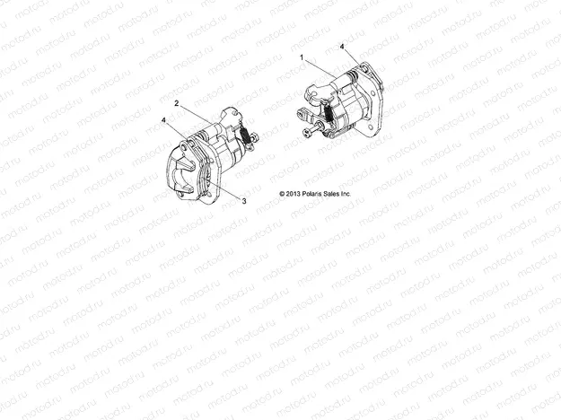 BRAKES | BRAKES, CALIPER, REAR - L14U2AAEFA/VEFA/PEFA (49LEVCALIPERRR14EM)
