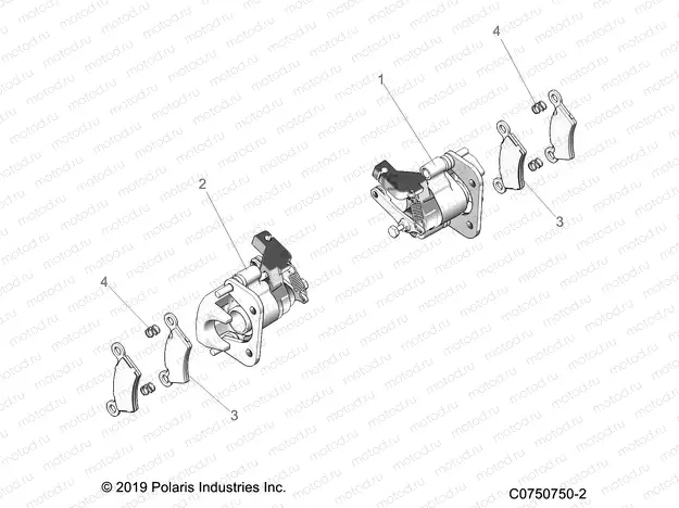 BRAKES | BRAKES, CALIPER, REAR - L20U2NAFLA (C0750750-2)