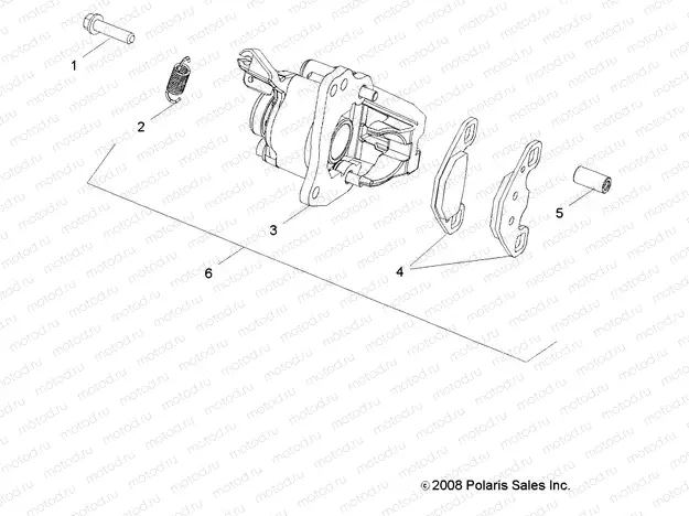 BRAKES | BRAKES, CALIPER, REAR - R11VA17AA (49RGRCALIPERRR09RZR170)