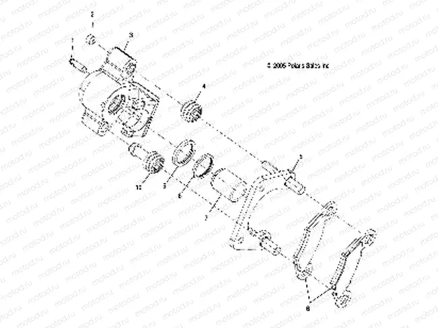 BRAKES | BRAKES, CALIPER, REAR - R23MAE57DX (9920406b10)