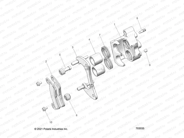 BRAKES | BRAKES, CALIPER, REAR - Z22RME2KAG/BG/K2KAN/BN (C701142-06)
