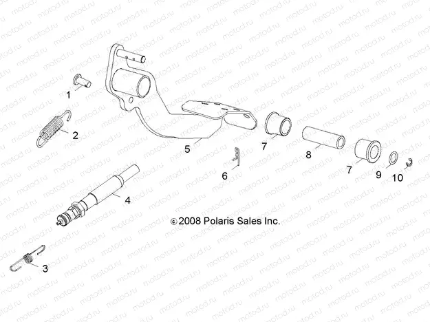 BRAKES | BRAKES, FOOT BRAKE - R11VA17AA (49RGRBRAKEFOOT09RZR170)