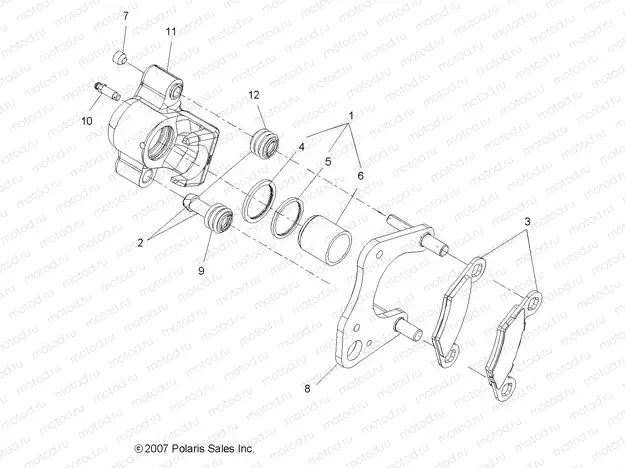 BRAKES | BRAKES, FRONT CALIPER - A16SDA57A1/L2/E57A2