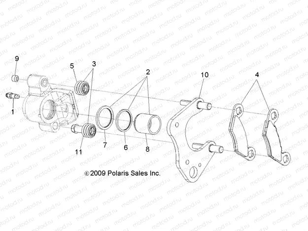 BRAKES | BRAKES, FRONT CALIPER - A18SVE95BR