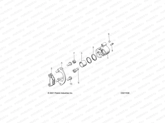 BRAKES | BRAKES, FRONT CALIPER - A23SGE95FN/S95CN/S95FN (C0211536)