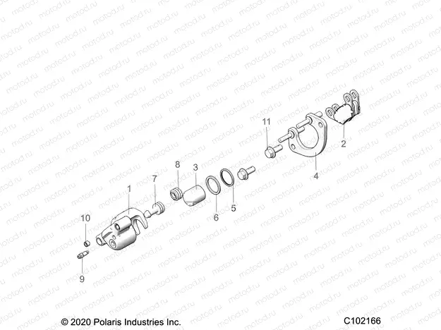 BRAKES | BRAKES, FRONT CALIPER - A23SVA85A3 (C102166)