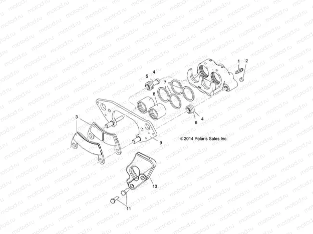 BRAKES | BRAKES, FRONT CALIPER - R15RAA76AA/AJ (49RGRCALIPER156X6)