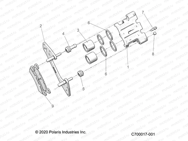 BRAKES | BRAKES, FRONT CALIPER - Z20A4E99AH/BH/LH (C700017)