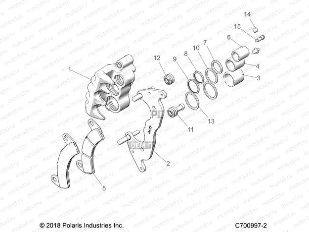 BRAKES | BRAKES, FRONT CALIPER - Z20NAE92KL (C700997-2)