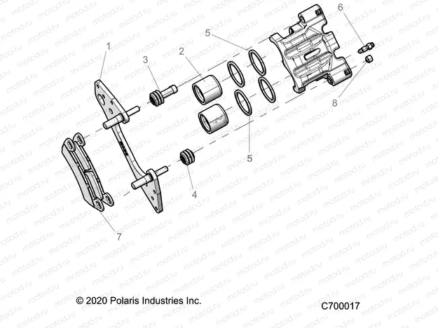 BRAKES | BRAKES, FRONT CALIPER - Z22NAS99CZ (C700017)