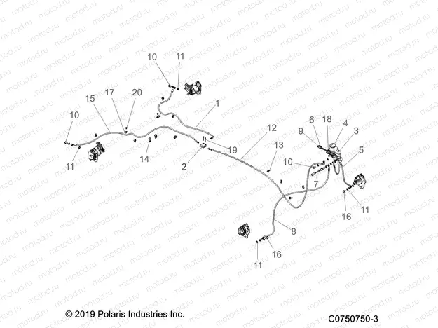 BRAKES | BRAKES, LINES and MASTER CYLINDER - L20U2NAFLA (C0750750-3)