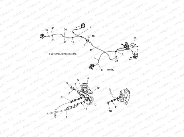 BRAKES | BRAKES, LINES and MASTER CYLINDER - R18RCA57A1/A4/B4/B1 (700480)
