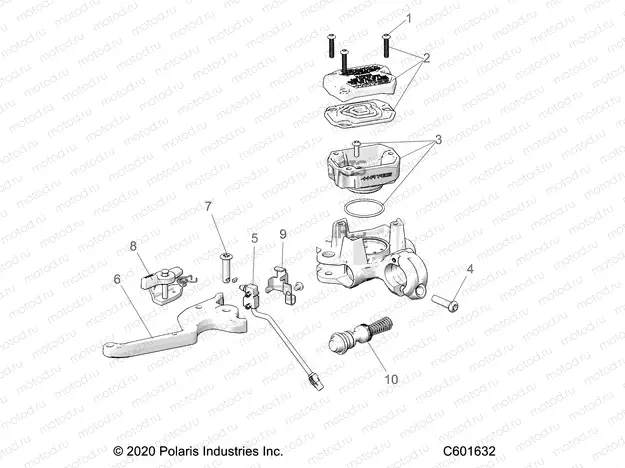 BRAKES | BRAKES, MASTER CYLINDER ASM. - S21TDP6RS/6RE (C601632)
