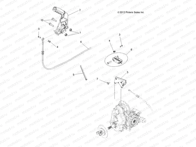 BRAKES | BRAKES, PARK BRAKE ASM. - R13RC08GA/GH/FA/FH (49RGRBRAKEPARK13EV)