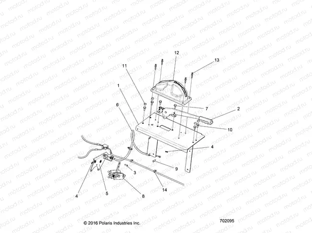 BRAKES | BRAKES, PARK BRAKE ASM. - R20MAAE4F4/F9 (702095)