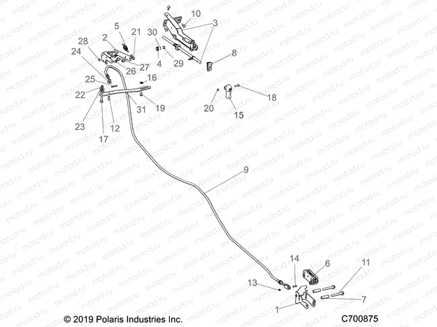 BRAKES | BRAKES, PARK BRAKE - R20RRE99F1/F9/FK/S99C1/C9/CK/S99F1/F9/FK/P99CF/FF (C700875)