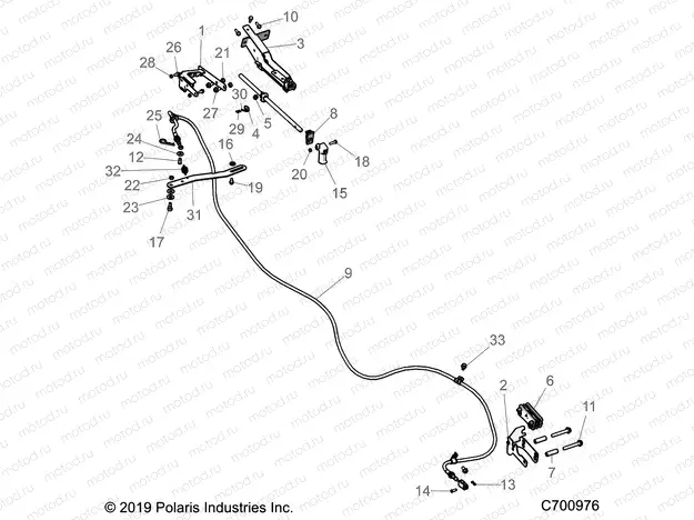 BRAKES | BRAKES, PARK BRAKE - R20RRED4F1/N1/SD4C1 (C700976)