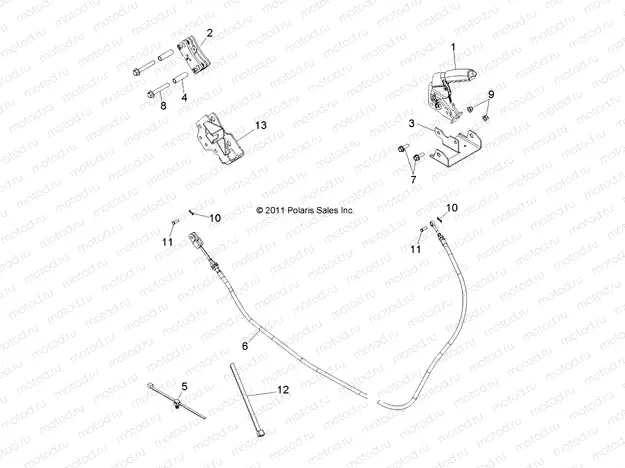 BRAKES | BRAKES, PARK BRAKE - Z15VHA57FJ (49RGRBRAKEPARK12RZR570I)