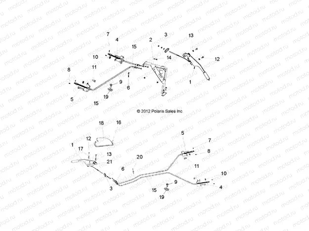 BRAKES | BRAKES, PARKING BRAKE LEVER - L13G2A/L13G2S/L13G4A/L13G4S (49GEMBRAKES13LEVER)