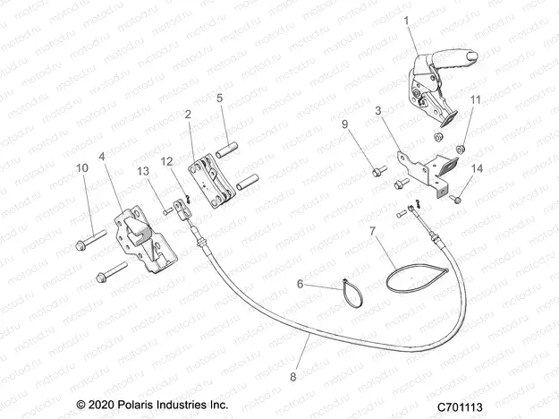 BRAKES | BRAKES, PARKING BRAKE - Z20CHA57K2 (C701113)