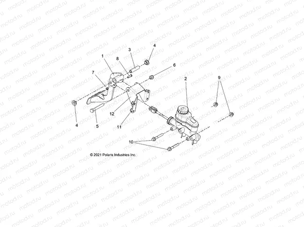 BRAKES | BRAKES, PEDAL AND MASTER CYLINDER - R23MAE57DX (702806)