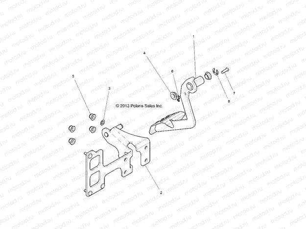 BRAKES | BRAKES, PEDAL AND MASTER CYLINDER - Z15VBA87AJ/LJ/E87AK/AM/AT/LT/AL/AV (49RGRBRAKEFOOT14RZR1000)