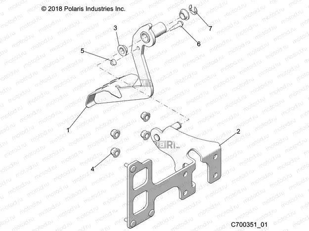 BRAKES | BRAKES, PEDAL and MASTER CYLINDER - Z20CHA57K2 (C700351)