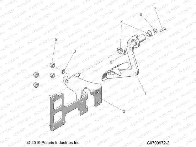BRAKES | BRAKES, PEDAL AND MASTER CYLINDER - Z20PAE92AC/BC/F92AC/LC (C0700972-2)