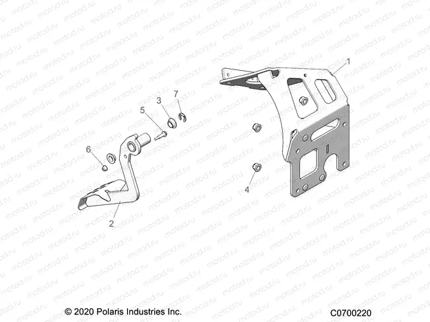 BRAKES | BRAKES, PEDAL - G22G4E99NP (C0700220)