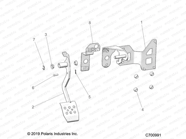 BRAKES | BRAKES, PEDAL - R20RRE99J1 (C700991)