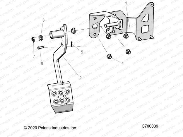 BRAKES | BRAKES, PEDAL - R20RSY99A9/AA/AP/AX/B9/BA/BP/BX (C700039)