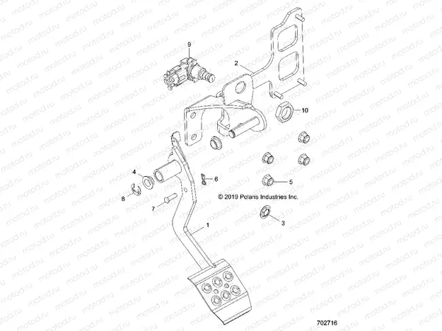 BRAKES | BRAKES, PEDAL, TRACTOR - Z20NAS99CC (702716)