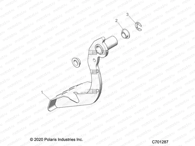 BRAKES | BRAKES, PEDAL - Z21R4D92AM/BM/AC (C701287)