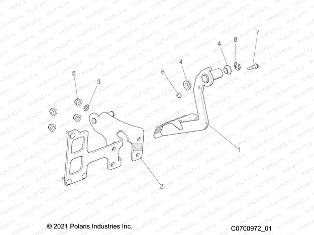 BRAKES | BRAKES, PEDAL - Z23NAK99A/99B (C0700972_01