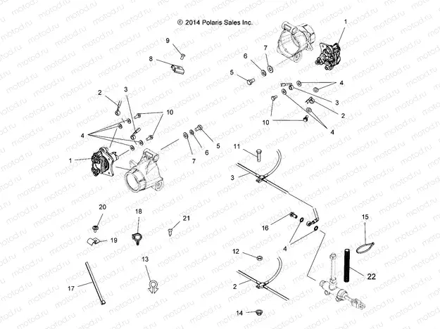 BRAKES | BRAKES, REAR BRAKE LINES - A17SES57C1/C2/C7/CL/E1/E2/E7/EL/SET57C1/C2/E1/E2 (49ATVBRAKELINERR15QUAD)
