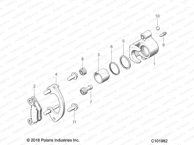 BRAKES | BRAKES, REAR CALIPER - A21SVA85A3/CA3 (C101982)