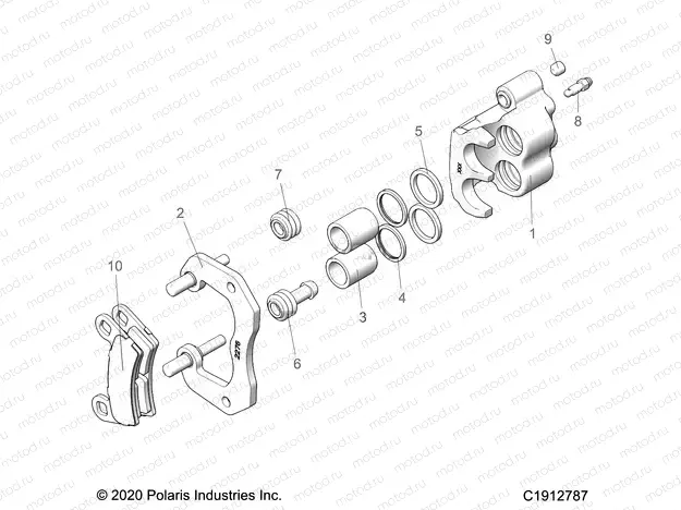 BRAKES | BRAKES, REAR CALIPER - G21GAP99AM/BM (C1912787)