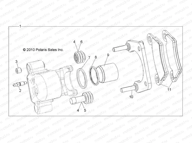 BRAKES | BRAKES, REAR CALIPER - R13RH76AG/AH/AN (49RGRCALIPERRR11500EFI)
