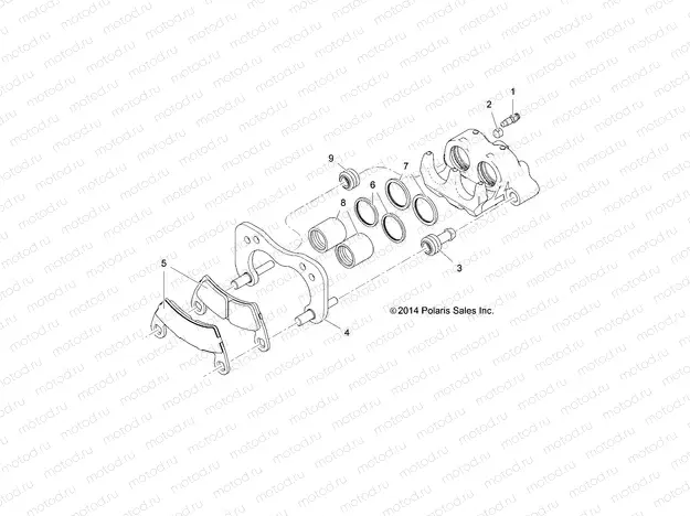 BRAKES | BRAKES, REAR CALIPER - R15RAA76AA/AJ (49RGRCALIPERRR156X6)